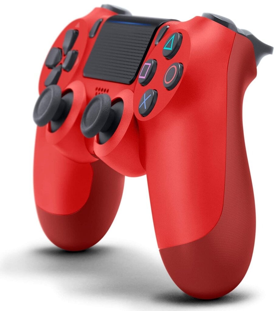 Games World PS4 Doubleshock 4 V2 juhtmeta mängupult / Punane kontroller PS4 / PS5 / Android / iOS, PC jaoks hind ja info | Mängupuldid | kaup24.ee