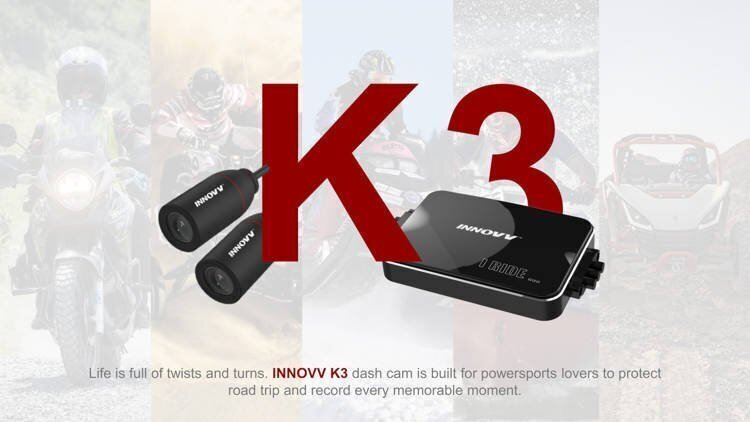 Mootorratta videoregistraator Innovv K3 hind ja info | Pardakaamerad ja videosalvestid | kaup24.ee