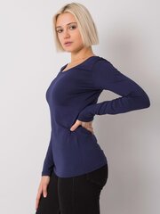 Naise tumesinine vabaaja pluus hind ja info | Naiste pluusid, särgid | kaup24.ee