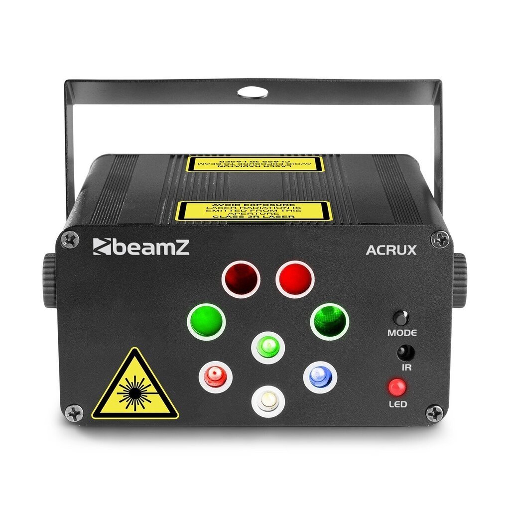 BeamZ Acrux Quatro R/G Party lasersüsteem RGBW Led-idega цена и информация | Peokaunistused | kaup24.ee