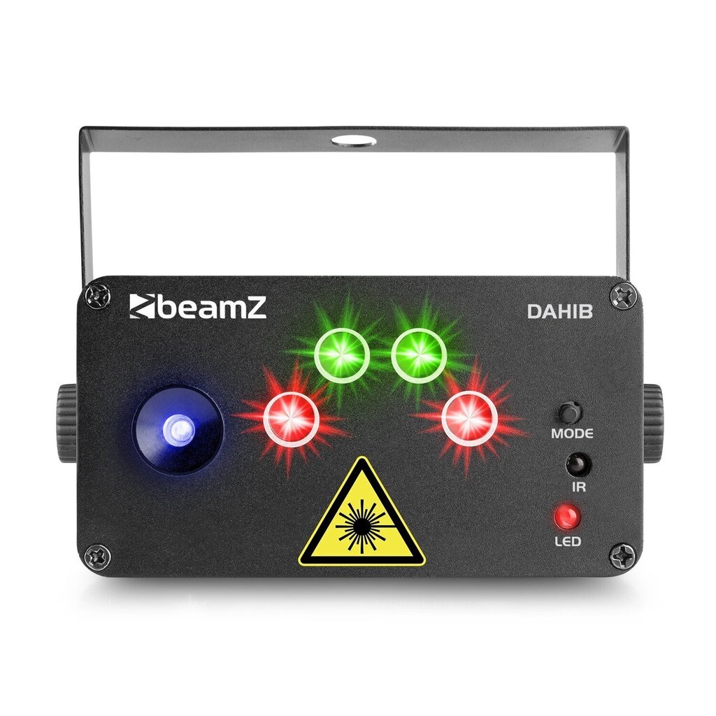 BeamZ Dahib Double RG Gobo lasersüsteem sinise Led-iga hind ja info | Peokaunistused | kaup24.ee