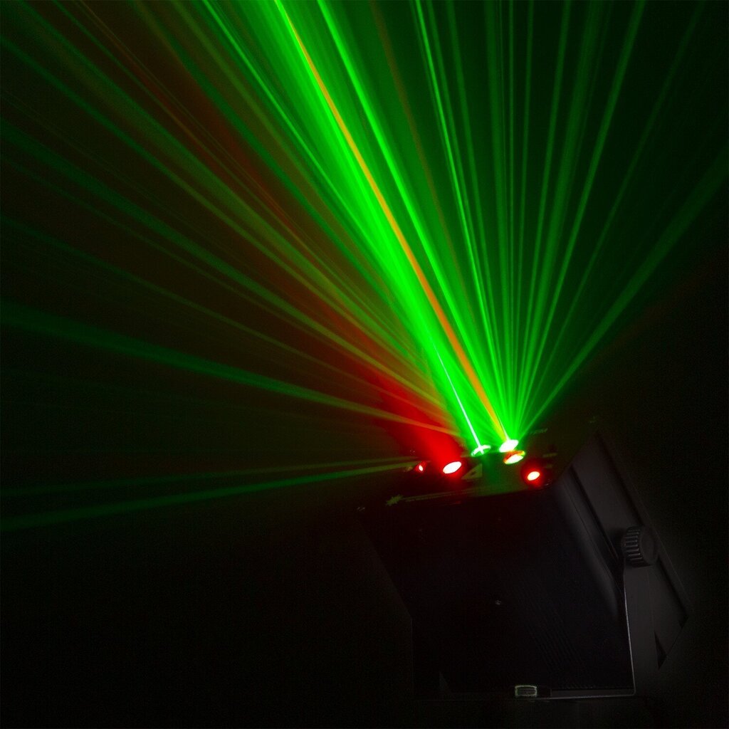 BeamZ Dahib Double RG Gobo lasersüsteem sinise Led-iga hind ja info | Peokaunistused | kaup24.ee