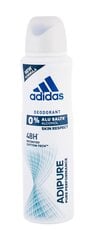 Deodorant Adidas Adipure naistele 150 ml hind ja info | Adidas Kosmeetika, parfüümid | kaup24.ee