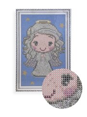 Teemantmosaiigi komplekt 20x30 cm. Teemanditikand, mosaiik-pilt "Little angel" hind ja info | Teemantmaalid, teemanttikandid | kaup24.ee