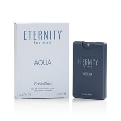 Tualettvesi Calvin Klein Eternity Aqua EDT meestele 20 ml hind ja info | Meeste parfüümid | kaup24.ee
