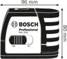 Lineaarne laserlood Bosch GLL 2-15 + universaalne hoidik BM 1 (0601066J00) hind ja info | Käsitööriistad | kaup24.ee