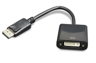 Gembird Displayport male to DVI (24+5) female adapter, black цена и информация | Адаптеры и USB-hub | kaup24.ee