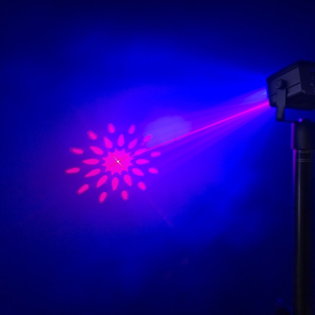 BeamZ Athena RG Gobo lasersüsteem koos akuga hind ja info | Peokaunistused | kaup24.ee