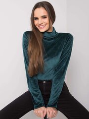 зеленая блуза с коротким рукавом в рубчик rue paris цена и информация | Женские блузки, рубашки | kaup24.ee