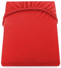 Хлопковая простыня AMBER RED 100-120x200 + 30 см цена и информация | Сетки для кроватей | kaup24.ee
