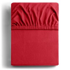 Хлопковая простыня AMBER RED 100-120x200 + 30 см цена и информация | Сетки для кроватей | kaup24.ee