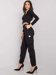 Naiste mustad dressipüksid hind ja info | Naiste püksid | kaup24.ee