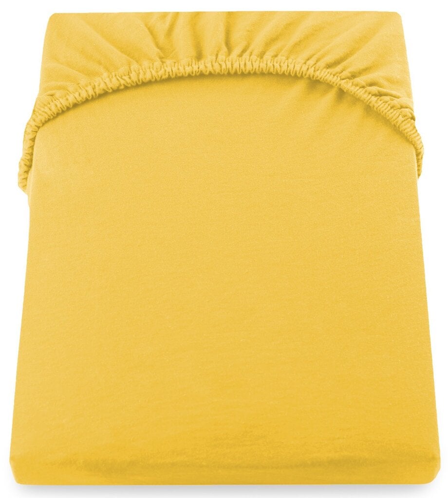DecoKing jersey Amber Orange kummiga lina madratsi jaoks, 200x200 cm hind ja info | Voodilinad | kaup24.ee