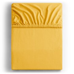 DecoKing jersey Amber Orange kummiga lina madratsi jaoks, 200x200 cm цена и информация | Простыни | kaup24.ee