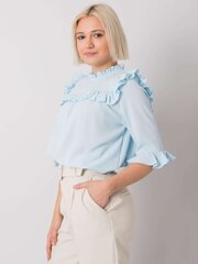 Женская повседневная блуза, ярко-синяя цена и информация | Женские блузки, рубашки | kaup24.ee