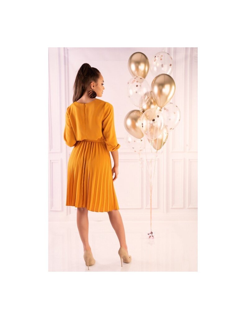 Messina kollane D40 kleit hind ja info | Kleidid | kaup24.ee