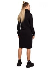Платье с высоким воротником M619, черное цена и информация | Платье | kaup24.ee