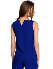 S257 Блузка без рукавов - василек цена и информация | Женские блузки, рубашки | kaup24.ee