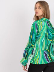 Naise roheline trükiga pluus hind ja info | Naiste pluusid, särgid | kaup24.ee