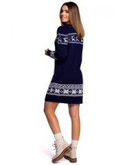Платье с новогодней тематикой MXS02 - темно-синее цена и информация | Платья | kaup24.ee