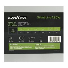 Qoltec 02 ATX 425W BULK II hind ja info | Toiteplokid (PSU) | kaup24.ee