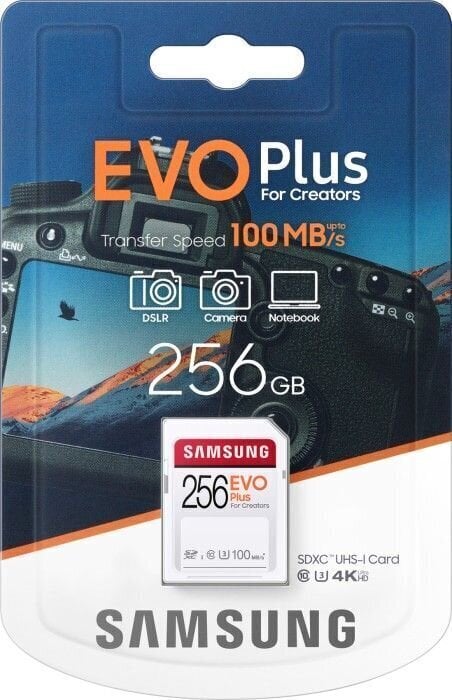 Samsung SDXC 256GB цена и информация | Fotoaparaatide mälukaardid | kaup24.ee