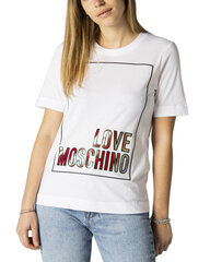Naiste T-särk Love Moschino G-342771, valge hind ja info | Naiste T-särgid, topid | kaup24.ee