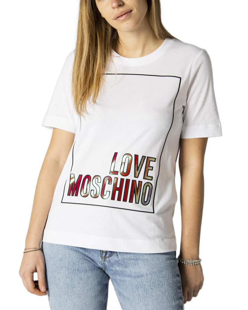 Naiste T-särk Love Moschino G-342771, valge цена и информация | Naiste T-särgid, topid | kaup24.ee