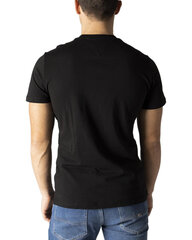 Мужская футболка Tommy Hilfiger Jeans 342806, черная цена и информация | Мужские футболки | kaup24.ee