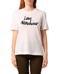Naiste T-särk Love Moschino, valge hind ja info | Naiste T-särgid | kaup24.ee