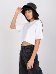 Naiste valge ühevärviline T-särk hind ja info | Naiste pluusid, särgid | kaup24.ee