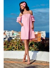Ideaalne kleit ilma õlgadeta L252 puuderroosa hind ja info | Kleidid | kaup24.ee