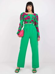 Naise rohelised elegantsed püksid hind ja info | Naiste püksid | kaup24.ee