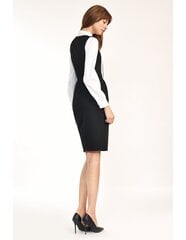 Must nööpidega kleit - S183 hind ja info | Kleidid | kaup24.ee