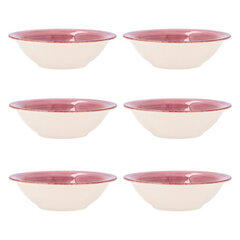 Чаша Quid Vita Розовый, Керамика 6 штук (18 cm) цена и информация | Посуда, тарелки, обеденные сервизы | kaup24.ee