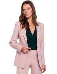 K036 Пиджак на одной пуговице - грязно-розовый цена и информация | Женские пиджаки | kaup24.ee