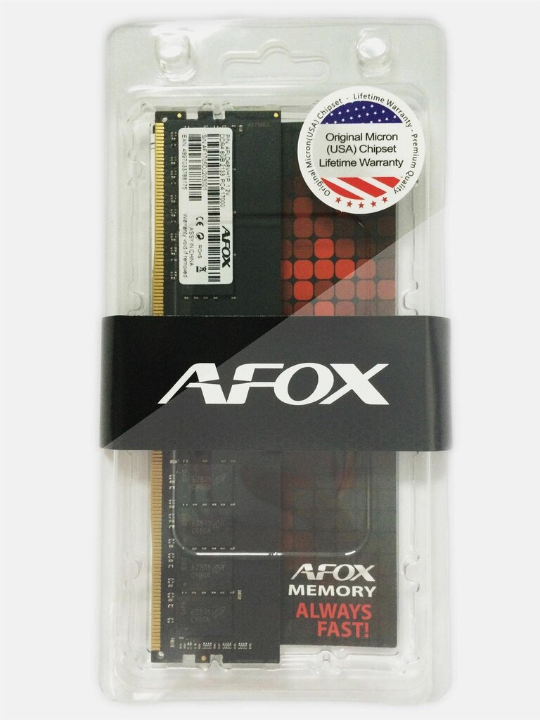 Afox RAM DDR4 16G 2400MHZ цена и информация | Operatiivmälu (RAM) | kaup24.ee