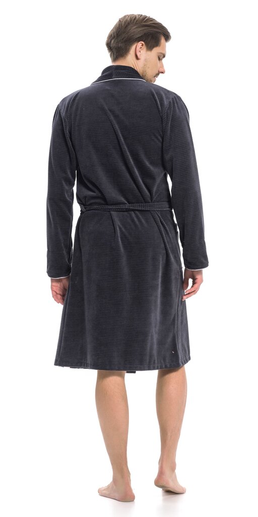 Meeste hommikumantel DN Nightwear​ SMS.6063, hall цена и информация | Meeste hommikumantlid, pidžaamad | kaup24.ee