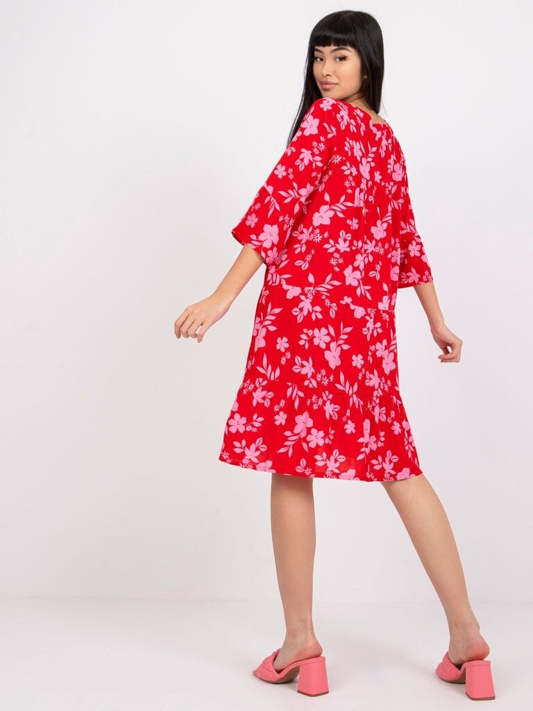 Naise punane trükiga kleit hind ja info | Kleidid | kaup24.ee