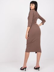 Naise pruun liibuv kleit hind ja info | Kleidid | kaup24.ee