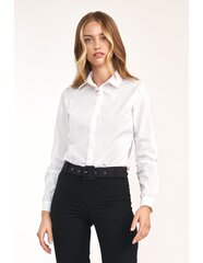 Vöökohaga valge särk - K61 hind ja info | Naiste pluusid, särgid | kaup24.ee