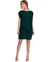S262 Многослойное платье - зеленый цена и информация | Платья | kaup24.ee