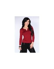 Бордовая блуза CG011  цена и информация | Женские блузки, рубашки | kaup24.ee