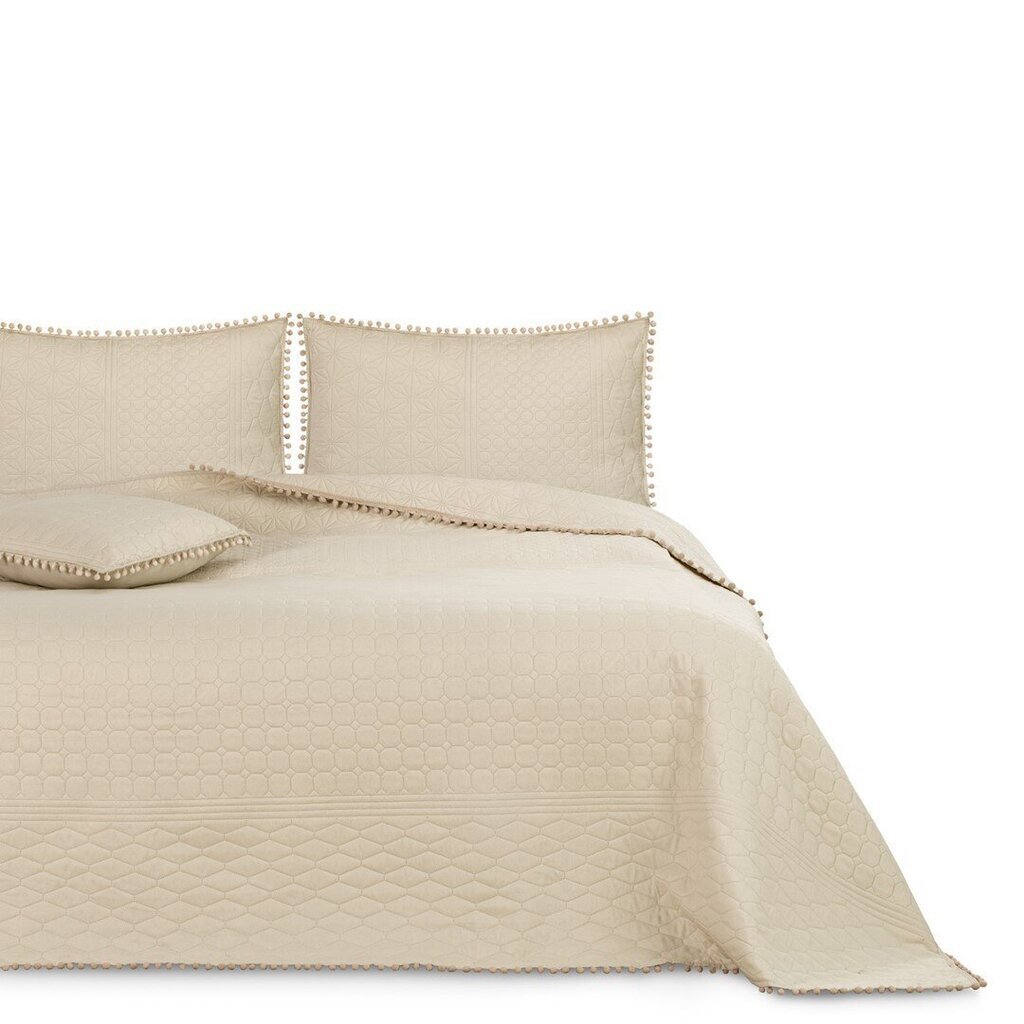 AmeliaHome tepitud voodikate koos tuttidega Meadore, 200x220 cm hind ja info | Voodikatted, pleedid | kaup24.ee