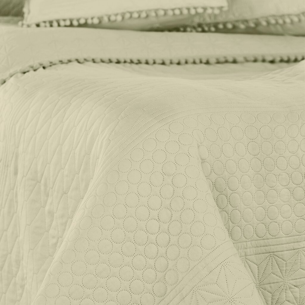 AmeliaHome tepitud voodikate koos tuttidega Meadore, 260x280 cm цена и информация | Voodikatted, pleedid | kaup24.ee