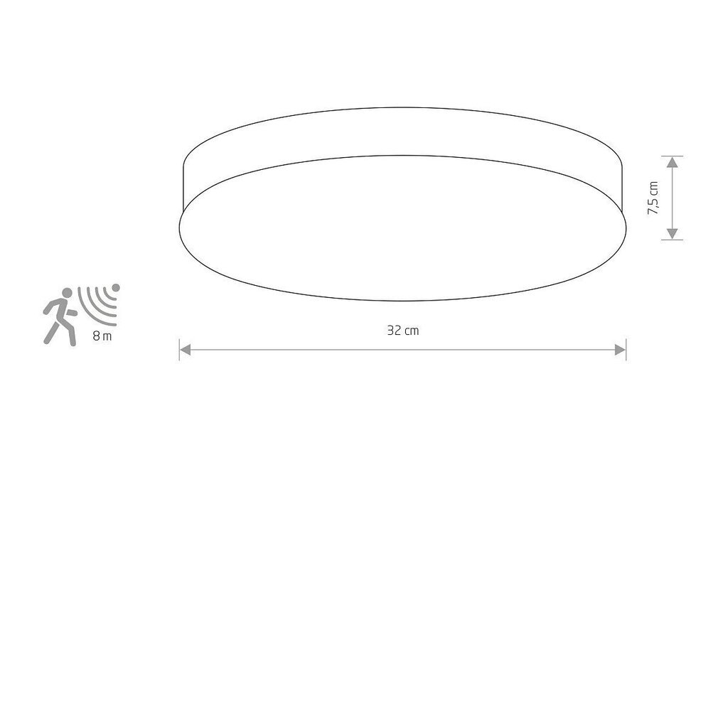 Nowodvorski Lighting laevalgusti 8828 Kasai Satin Nickel Sensor цена и информация | Laelambid | kaup24.ee