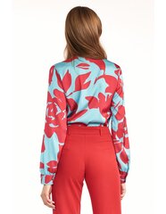 Блуза с цветочным шрифтом - B136 цена и информация | Женские блузки, рубашки | kaup24.ee