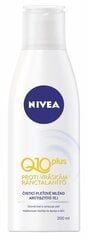 Молочко для очистки лица Nivea Q10 Plus, 200 мл цена и информация | Кремы, лосьоны для тела | kaup24.ee