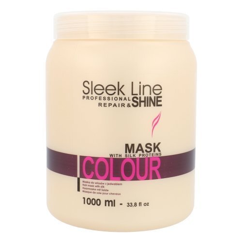 Juuksevärvi kaitsev mask Stapiz Sleek Line Colour 1000 ml hind ja info | Maskid, õlid, seerumid | kaup24.ee