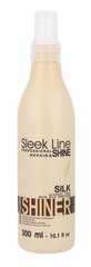 Sära andev juuksevahend Stapiz Sleek Line Silk Shiner 300 ml цена и информация | Маски, масла, сыворотки | kaup24.ee